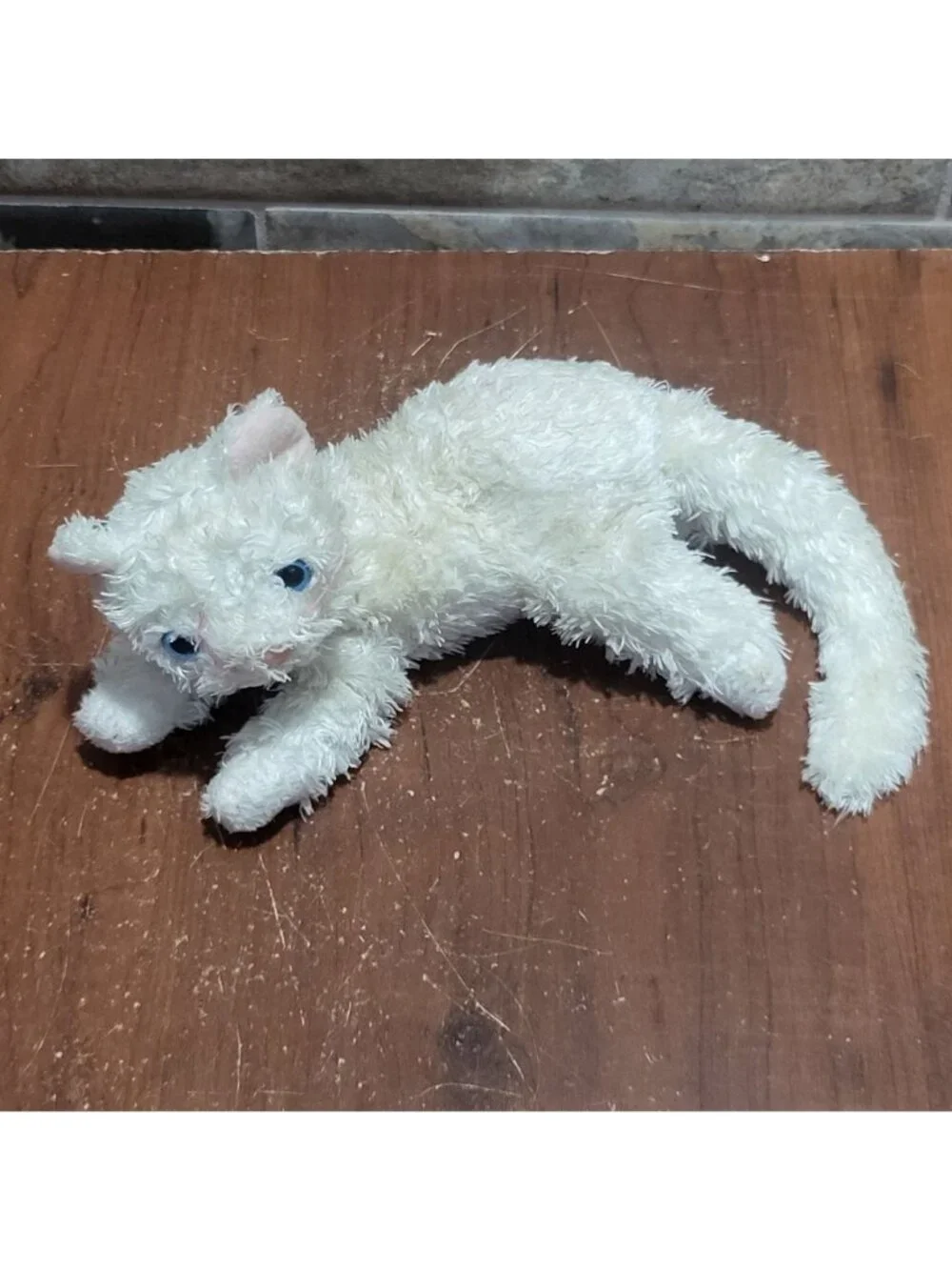 Vintage Ty Beanie Baby Starlett White Cat 2001 Retired Stuffed Animal No Tag
